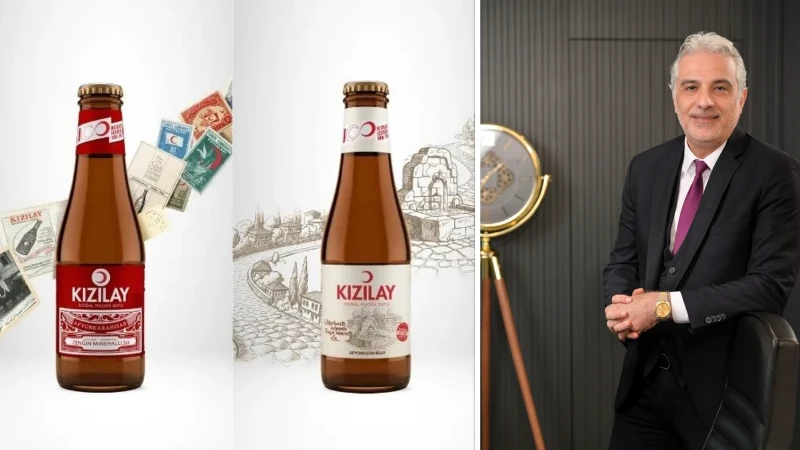 Kızılay Maden Suyu'ndan 100. yıla özel nostalji şişe serisi