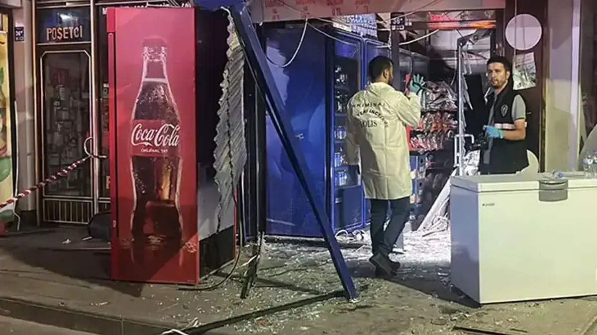 Sivas'ta iş yerinde klima gazı patlaması hasara yol açtı