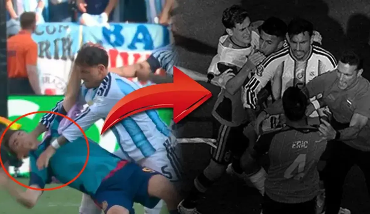 Dünya Kupası'nda maç bitti, ortalık boks ringine döndü! Paredes sinirlerine hakim olamadı