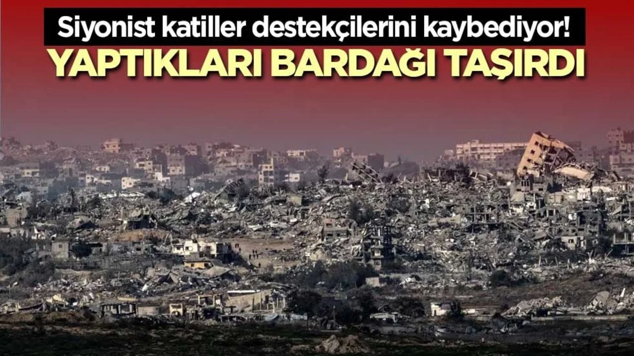 Siyonist katiller destekçilerini kaybediyor! Yaptıkları bardağı taşırdı