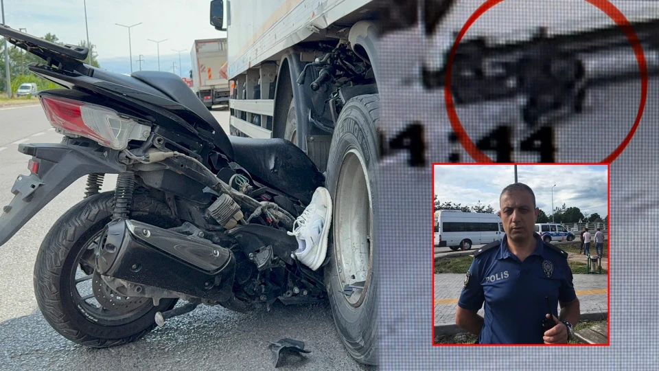 Samsun'da feci kaza! Motosiklet kamyonun tekerleri arasına ok gibi saplandı: Emekli komiser yardımcısı hayatını kaybetti