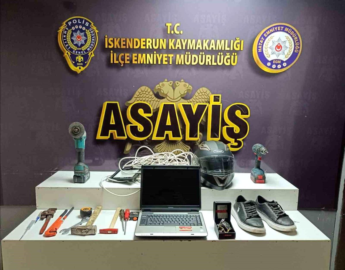 İskenderun'da hırsızlık yapan 4 şahıs tutuklandı