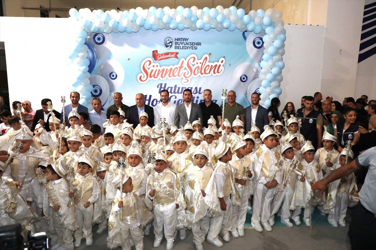 Hatay'da 176 çocuk için sünnet şöleni