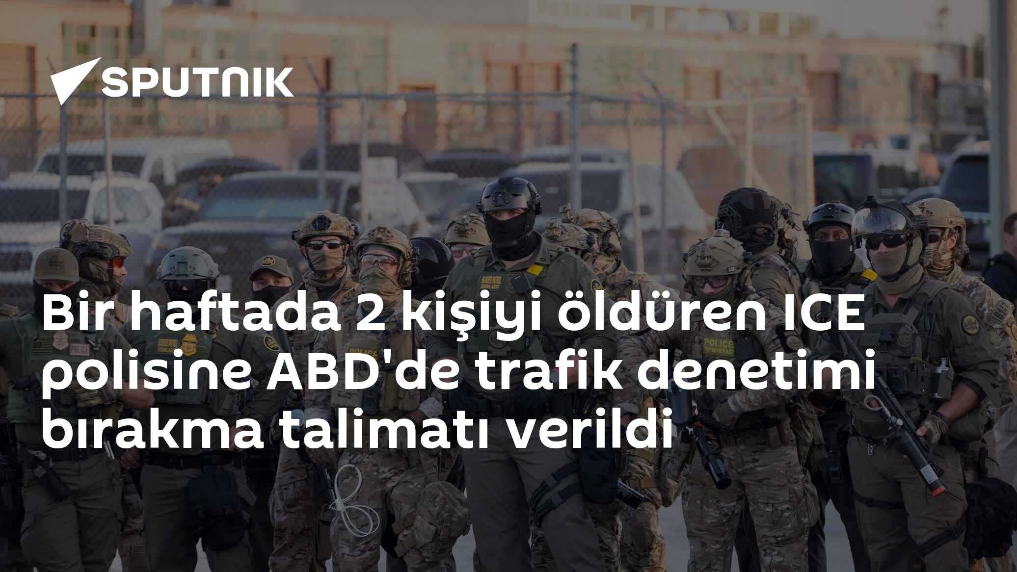 Bir haftada 2 kişiyi öldüren ICE polisine ABD'de trafik denetimi bırakma talimatı verildi