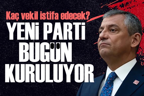 Yeni Parti bugün kuruluyor: Kaç vekil istifa edecek?