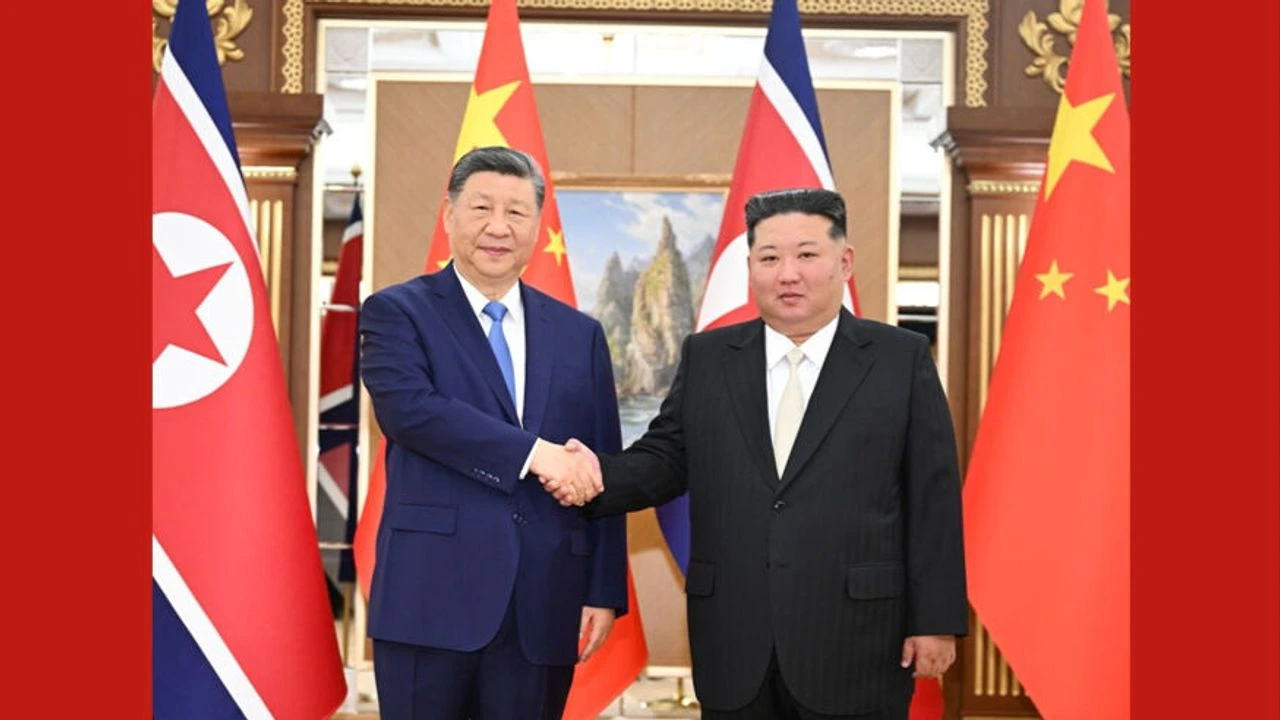 Xi Jinping, Pyongyang’da Kim Jong Un’la görüştü