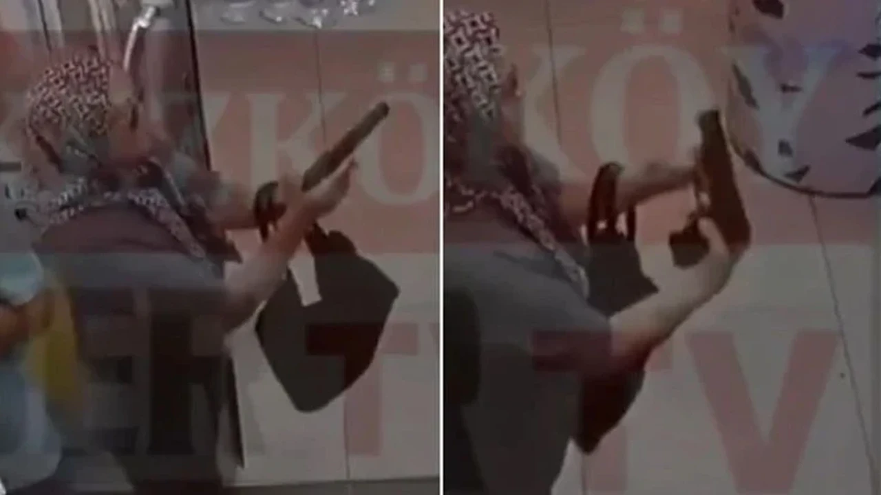 Boşanma aşamasındaki kocasını silahla vurmaya gitti! Tutukluk yapınca kabzasıyla kafasına vurdu