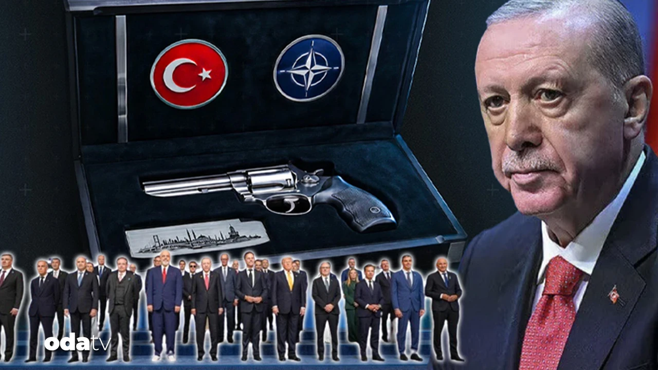 Erdoğan'dan kişiye özel jest... NATO liderlerine tabanca hediyesi