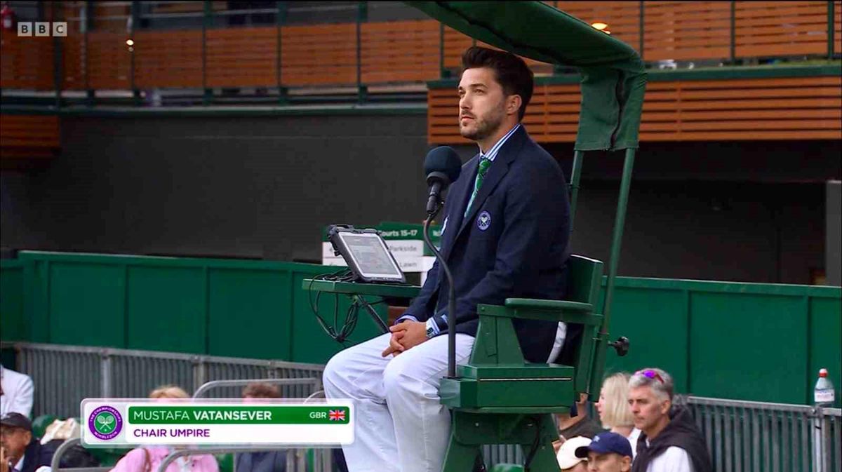 Wimbledon'da bir Türk hakem