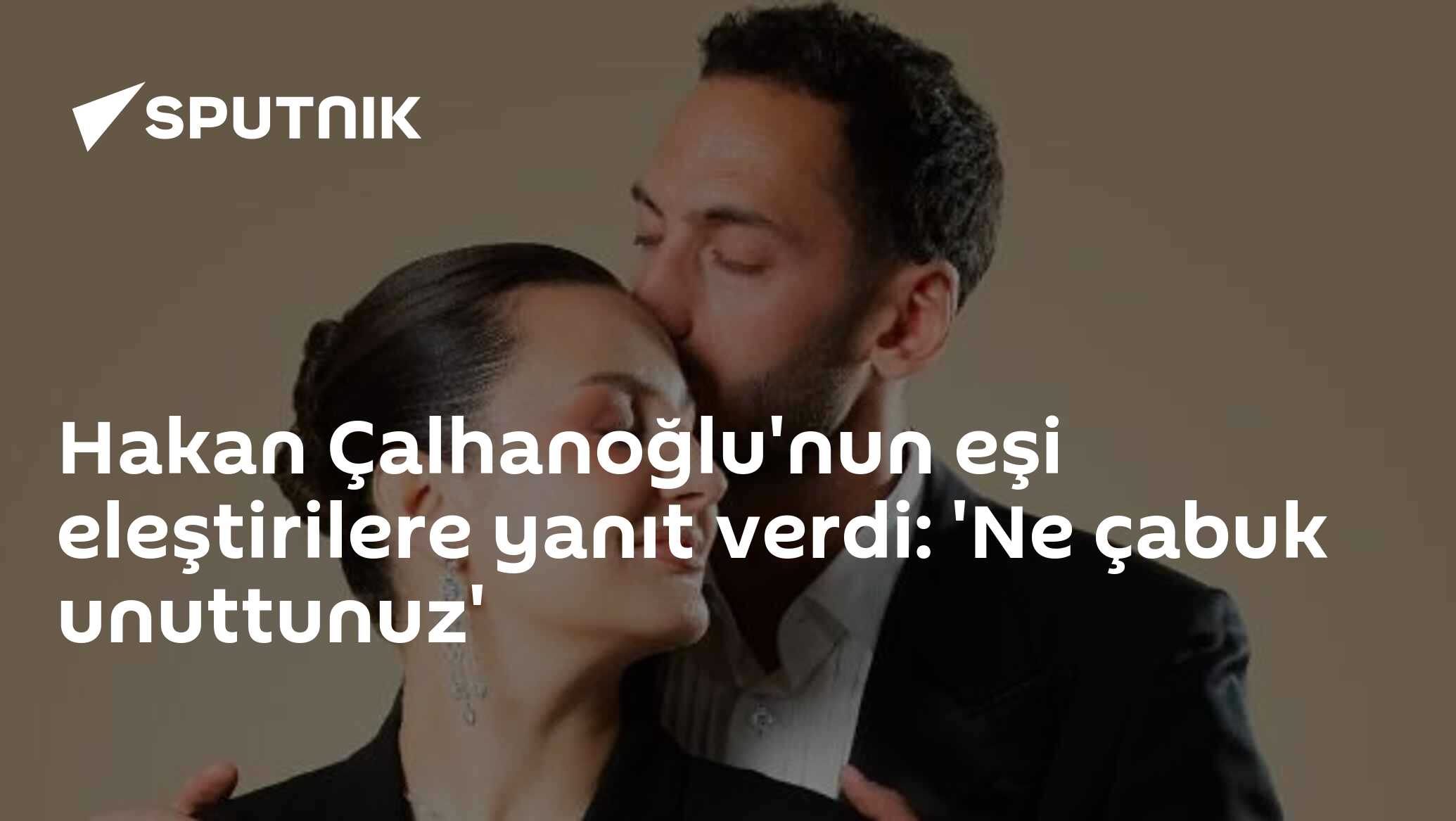 Hakan Çalhanoğlu'nun eşi eleştirilere yanıt verdi: 'Ne çabuk unuttunuz'
