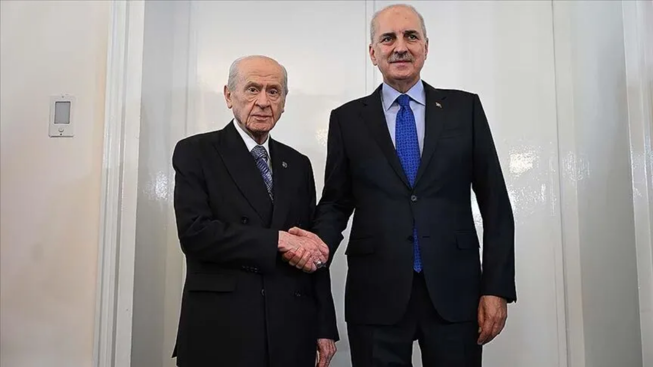 TBMM Başkanı Numan Kurtulmuş MHP Lideri Devlet Bahçeli'yi ziyaret ediyor