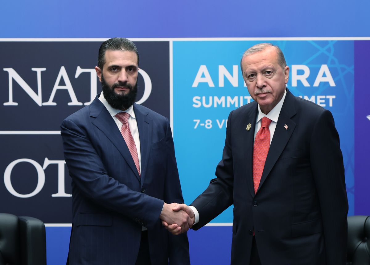 Cumhurbaşkanı Erdoğan, Suriye Cumhurbaşkanı Şara'yı kabul etti