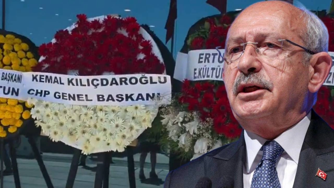 Kılıçdaroğlu'nun çelengi Kadir İnanır'ın cenaze törenine alınmadı