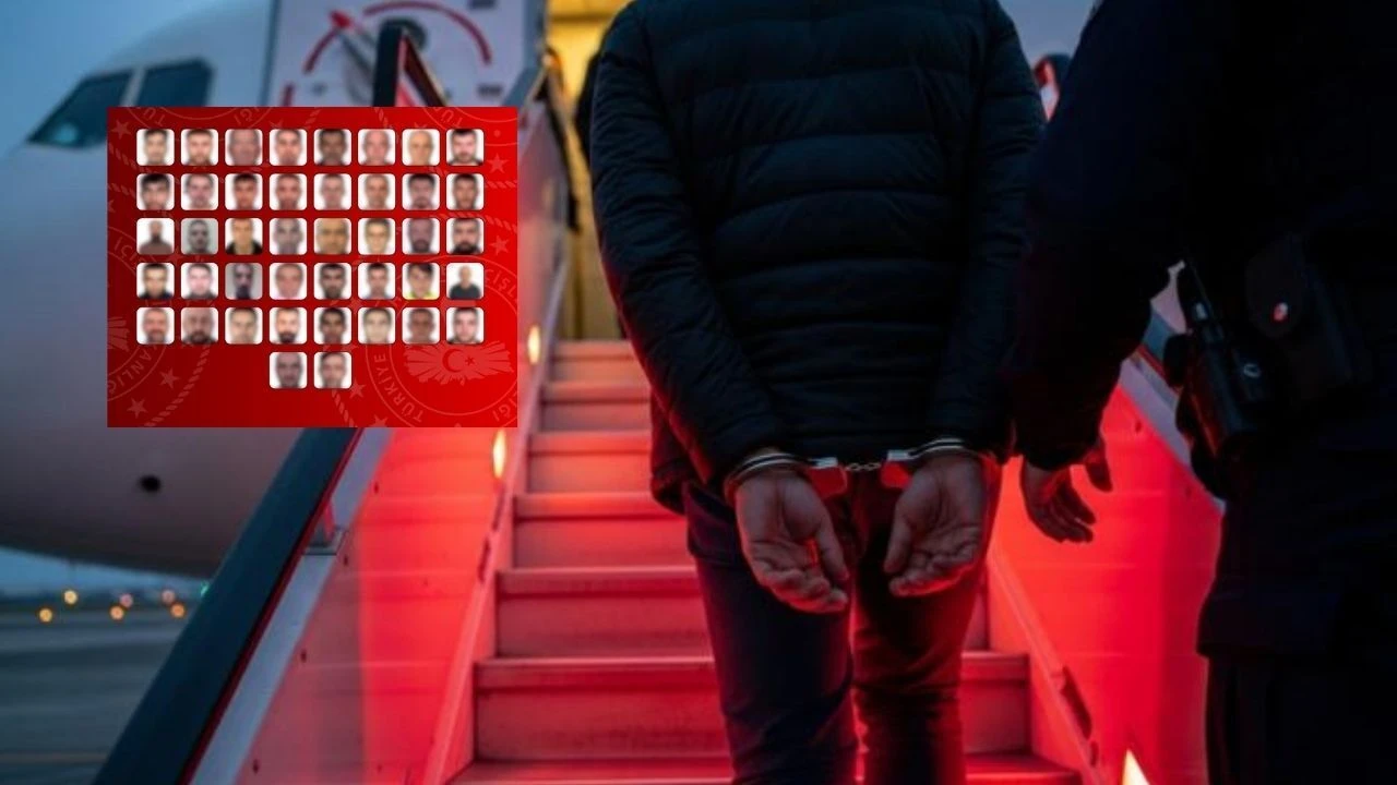 İçişleri Bakanlığı duyurdu: 42'si kırmızı bültenle aranan 90 suçlu Türkiye'ye getirildi!