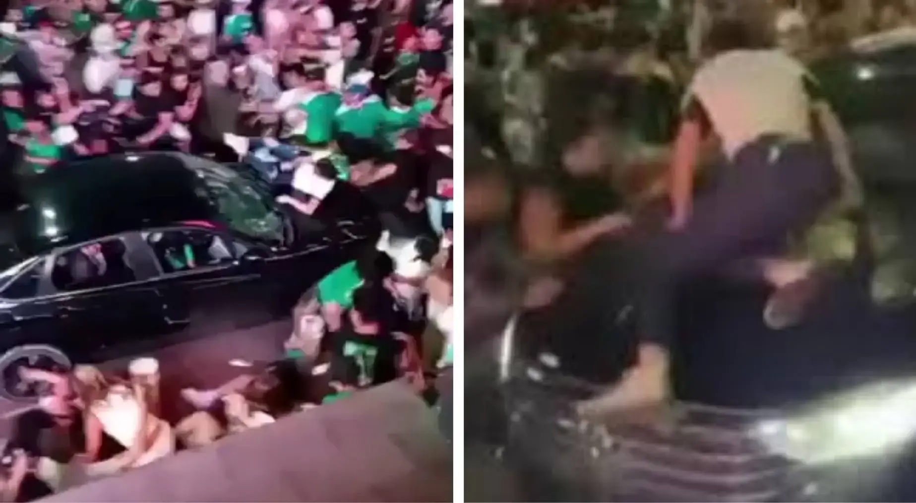 Dünya Kupası'nda ülkesi kazandı, ortalığı savaş alanına çevirdi! Aracıyla kalabalığın arasına daldı
