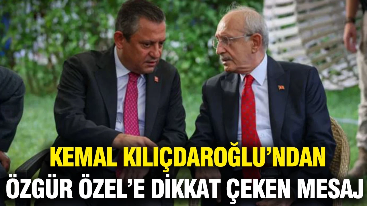 Kemal Kılıçdaroğlu'ndan Özgür Özel'e: CHP delege satın almaya çalışanların oyun alanı değildir