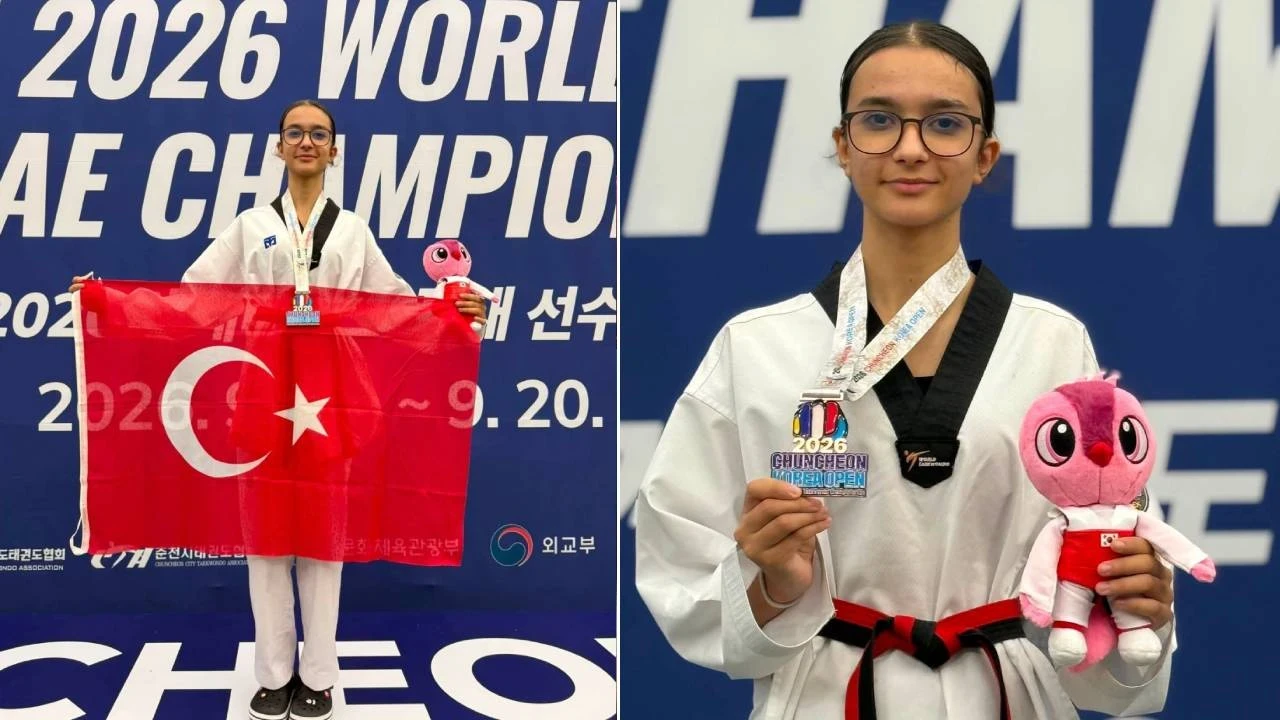 Milli tekvandocu Serpil Melek Tüfekçi'den bronz madalya
