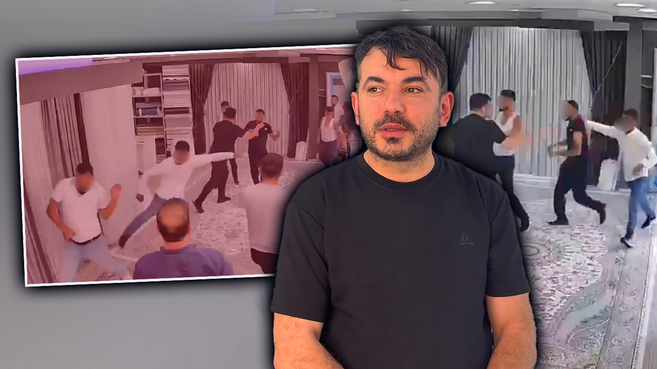 Müşteri beklerken hayatının şokunu yaşadı! Sokaktaki kavga perdeciye taştı… Sopalı, bıçaklı 7 kişi birden dükkana daldı