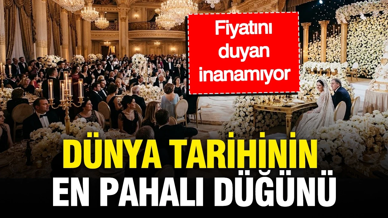 Dünya tarihinin en pahalı düğünü: Tam tamına 1,4 milyar dolar