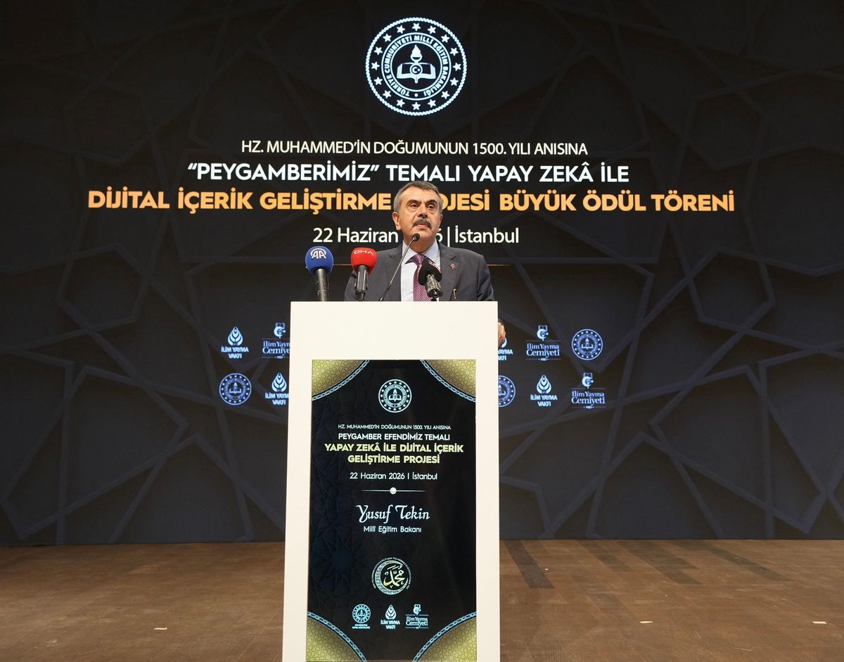 Bakan Tekin: Eğitim sistemlerinin odağına iyi insan yetiştirmeyi koyduk