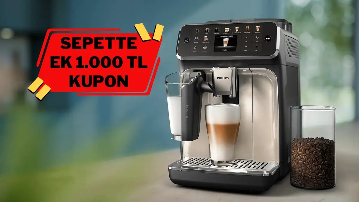 Kahve tutkunlarına özel büyük fırsat! Philips kahve makinesi indirimde