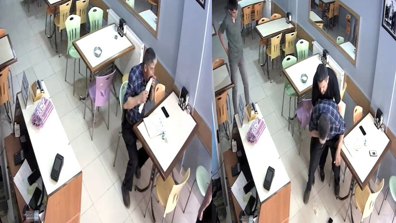 Heimlich manevrası ile boğulmaktan kurtuldu