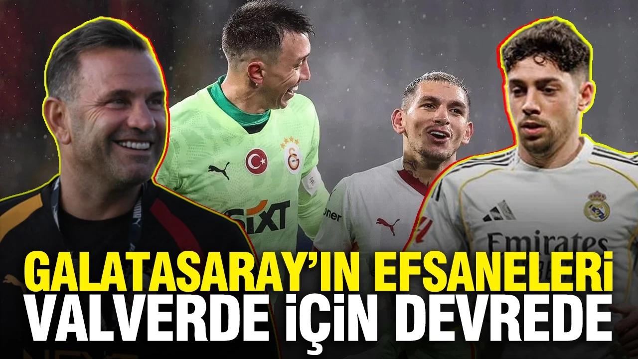 Galatasaray'ın efsaneleri Federico Valverde için devrede