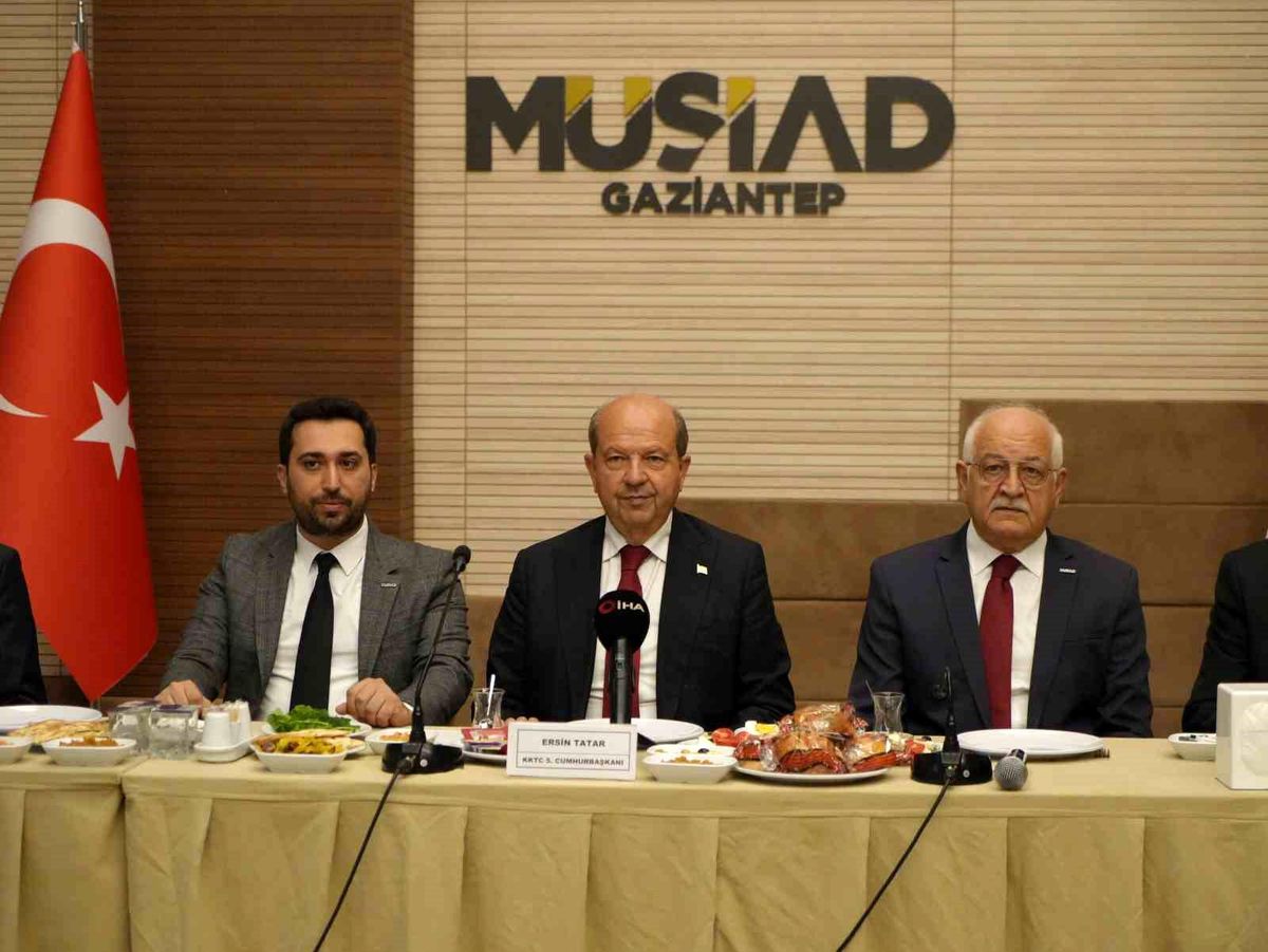 KKTC 5. Cumhurbaşkanı Ersin Tatar: "MÜSİAD, iş dünyasında bizlerin temsilcisidir"