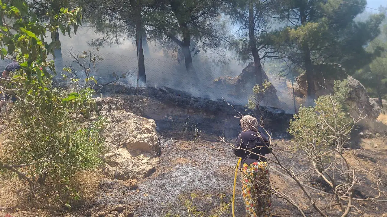 Kahramanmaraş’ta orman yangını: Havadan ve karadan müdahaleye ediliyor