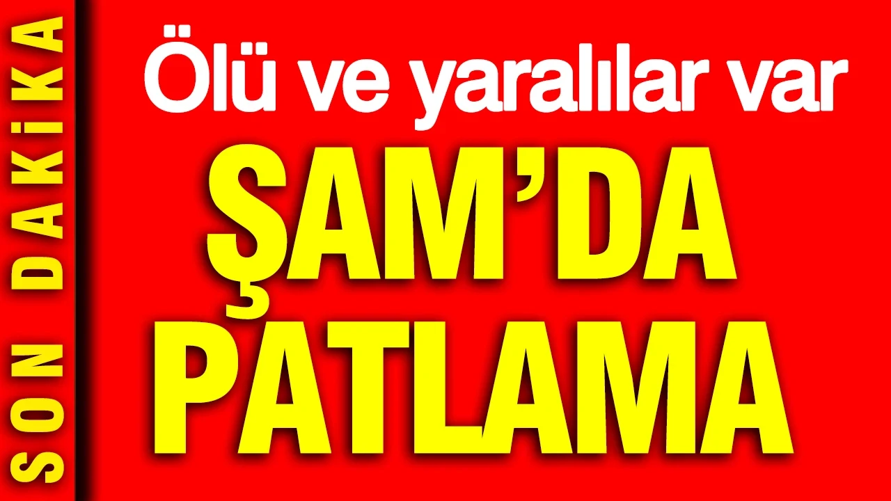 Şam'da patlama: Ölü ve yaralılar var