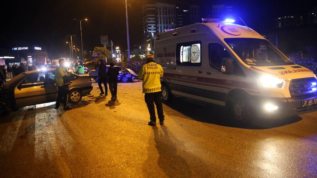 Kastamonu'da zincirleme trafik kazası: 6 kişi yaralandı