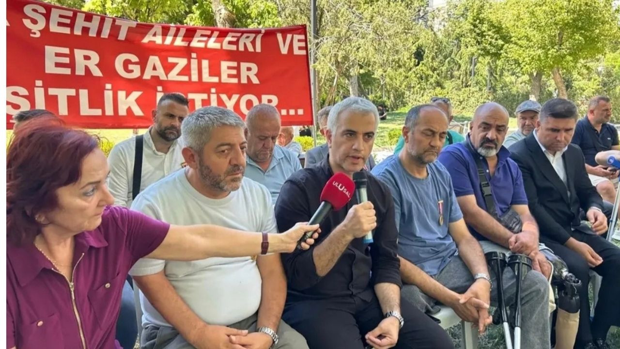Gazilerin nöbetine Vatan Partisi’nden destek