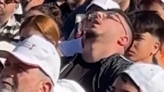 Kahramanmaraş'ta maçı izlerken uyuya kaldı