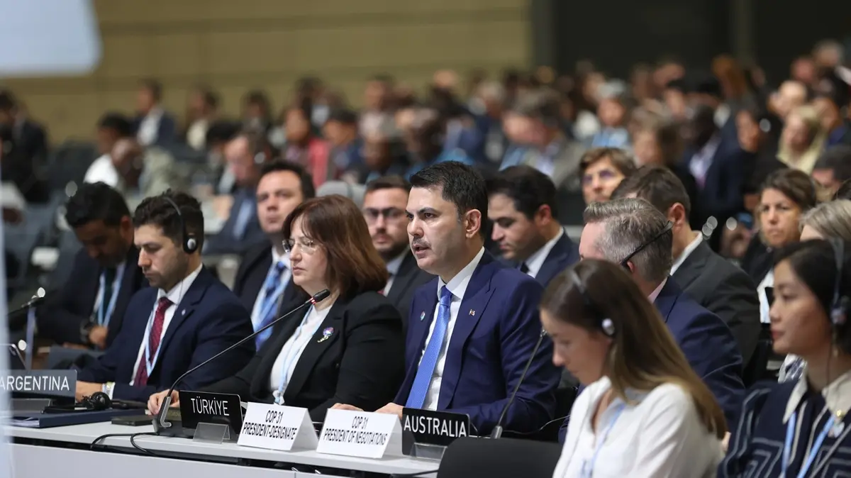 Bakan Kurum iklim konferansında konuştu: Yarın COP31'in ana çerçevesini paylaşacağız