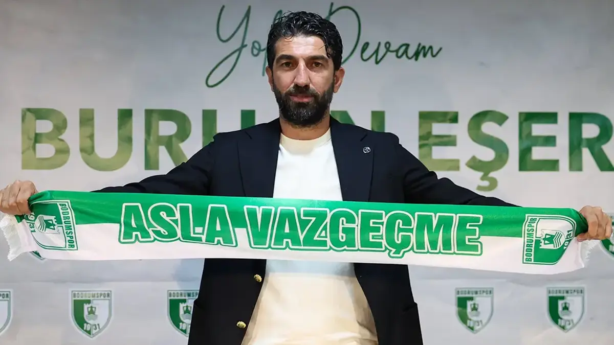 Bodrum FK, Burhan Eşer ile sözleşme uzattı