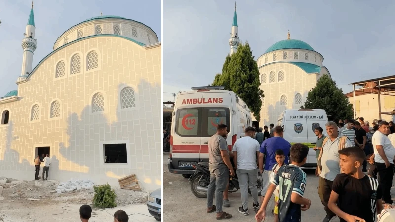 İskele faciası: Cami inşaatında kalaslar kırıldı, 11 metre yükseklikten düşen işçi hayatını kaybetti