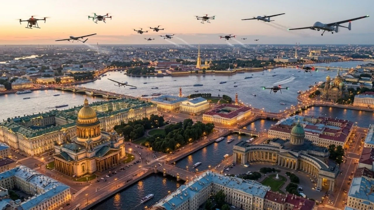 Ukrayna insansız hava araçlarıyla St. Petersburg bölgesini hedef aldı