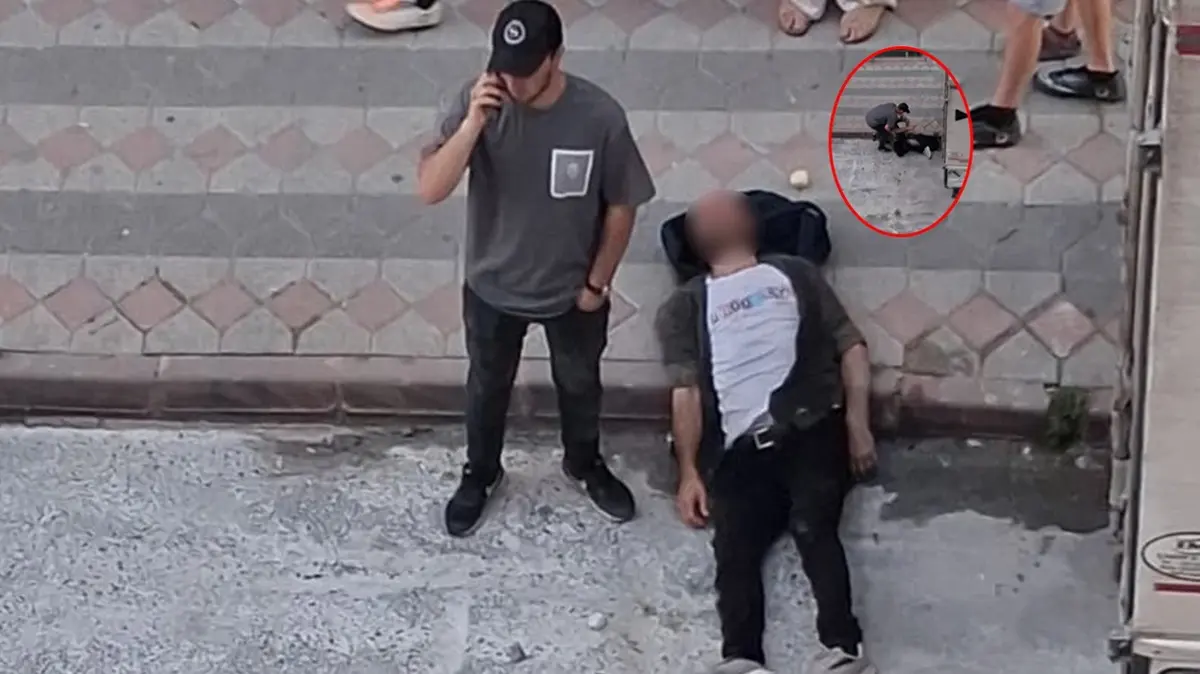 İstanbul'un göbeğinde akıl almaz anlar: Kafasını vurarak kendini bayılttı