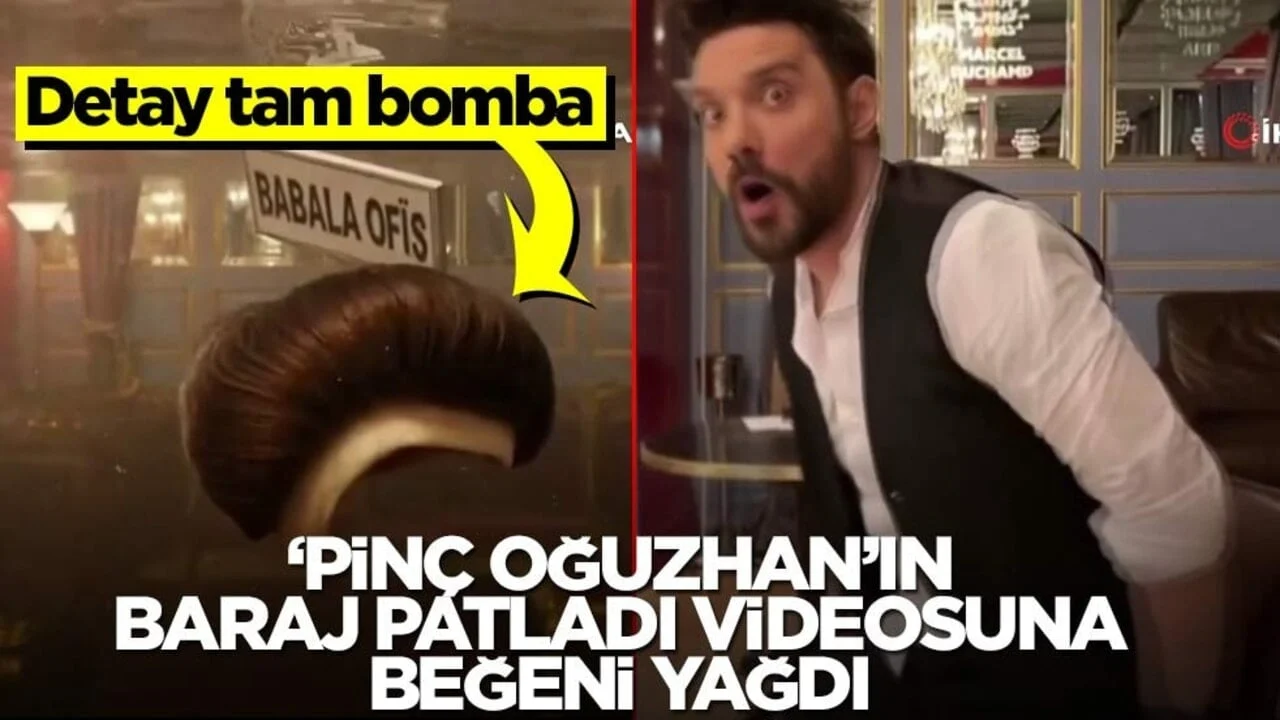 Detay tam bomba... "Pinç Oğuzhan"ın 'baraj patladı' videosuna beğeni yağdı