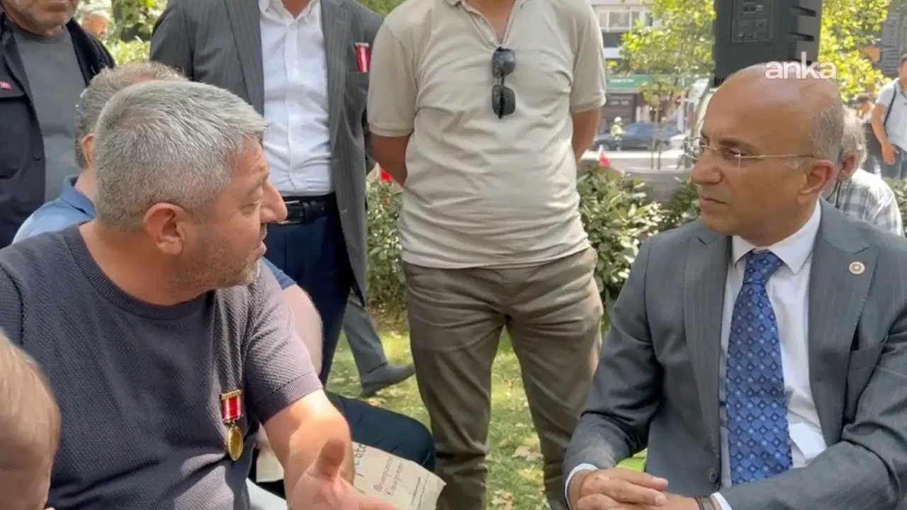 CHP'li Aşkın Genç, Ankara'da eylemdeki er şehit aileleri ve gazilerin taleplerini Meclis'e taşıdı