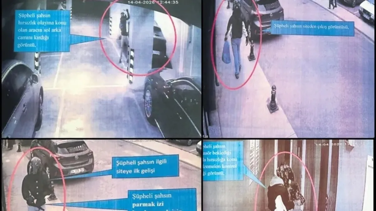 Lüks sitenin otoparkında 15 milyonluk altın vurgunu