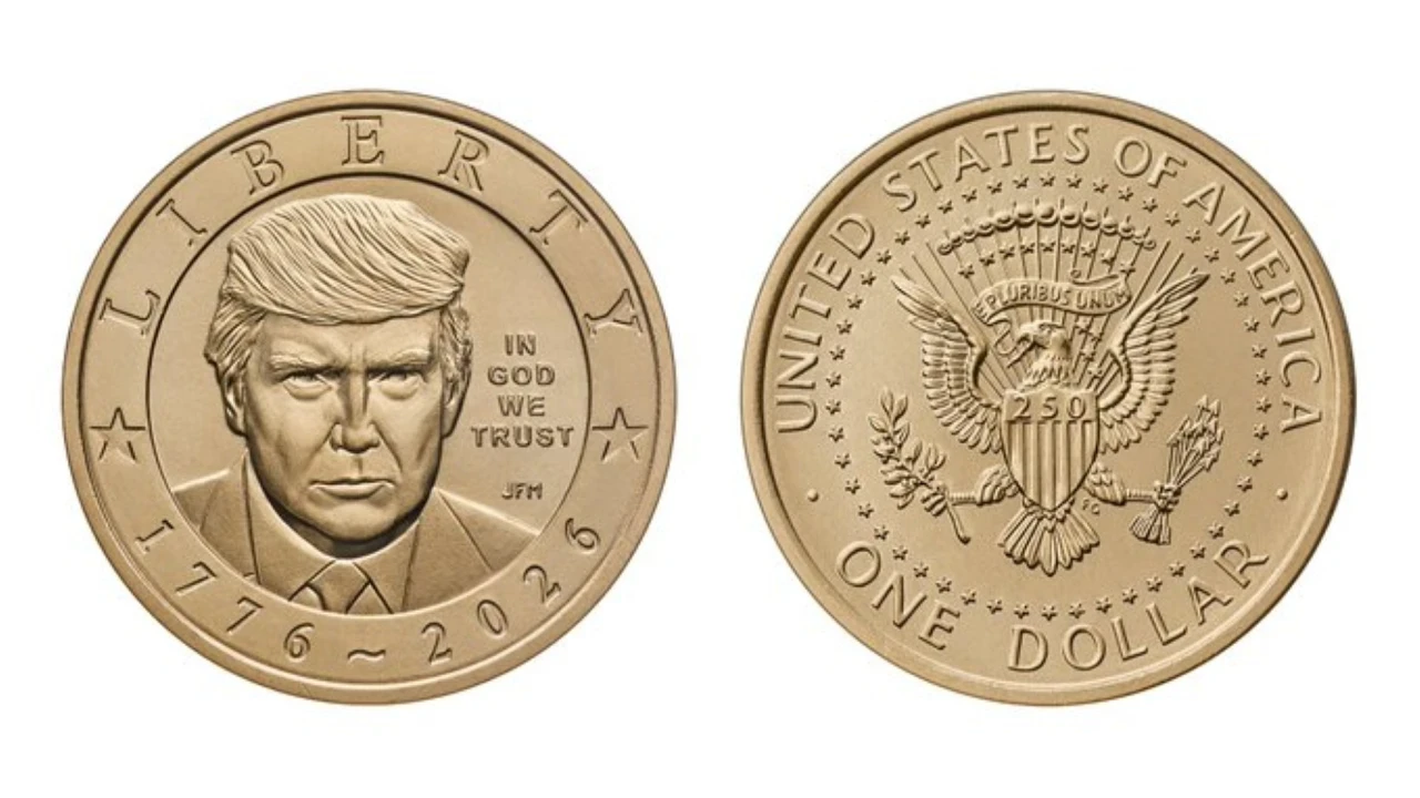 Trump portreli 'altın para' geliyor