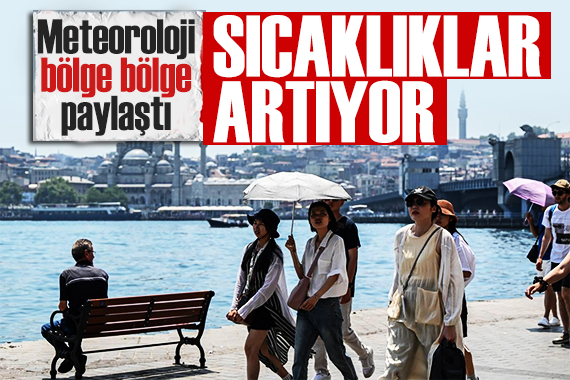 Meteoroloji paylaştı: Kavurucu sıcaklıklar kapıda
