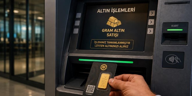 ATM'lerde sertifikalı gram altın satışı başladı!