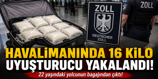 Berlin Havalimanı'nda 16 Kilogram Ketamin Ele Geçirildi