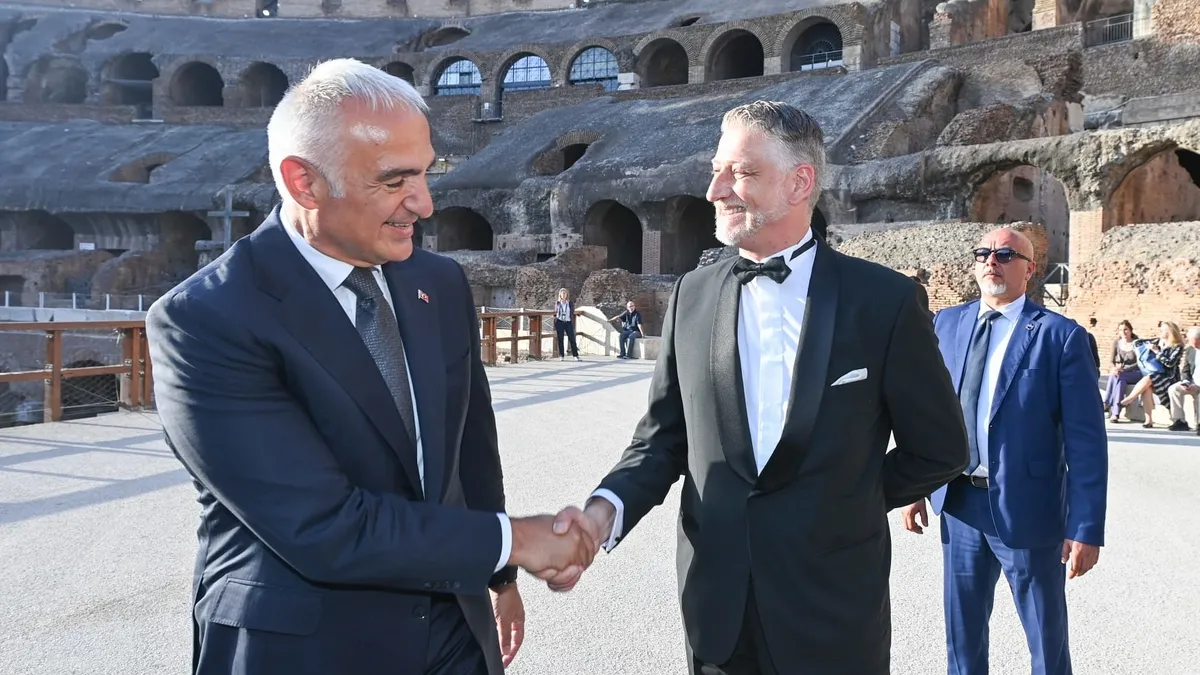 Kültür ve Turizm Bakanlığı’ndan Roma’ya kültürel diploması çıkarması: Türkiye küresel bir referans noktasıdır