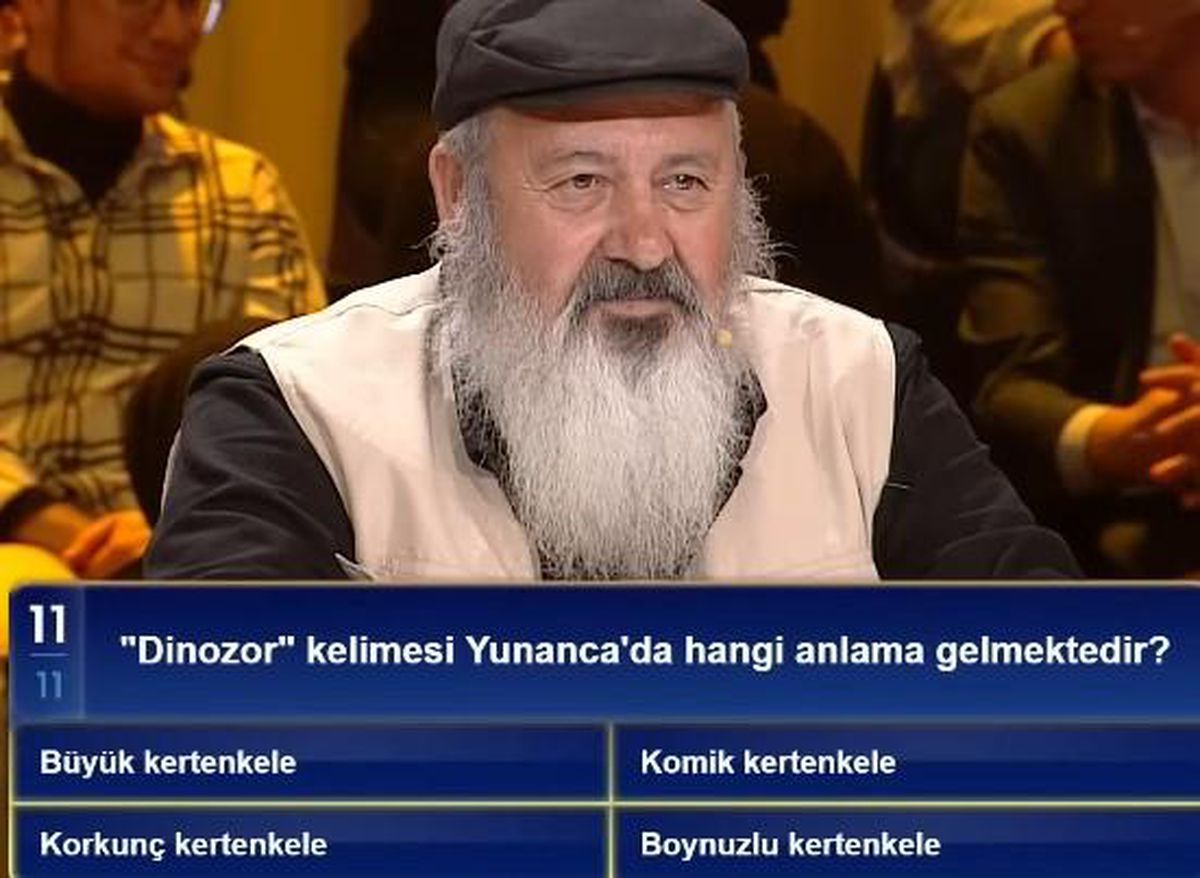 "Dinozor" kelimesi Yunanca'da hangi anlama gelmektedir?