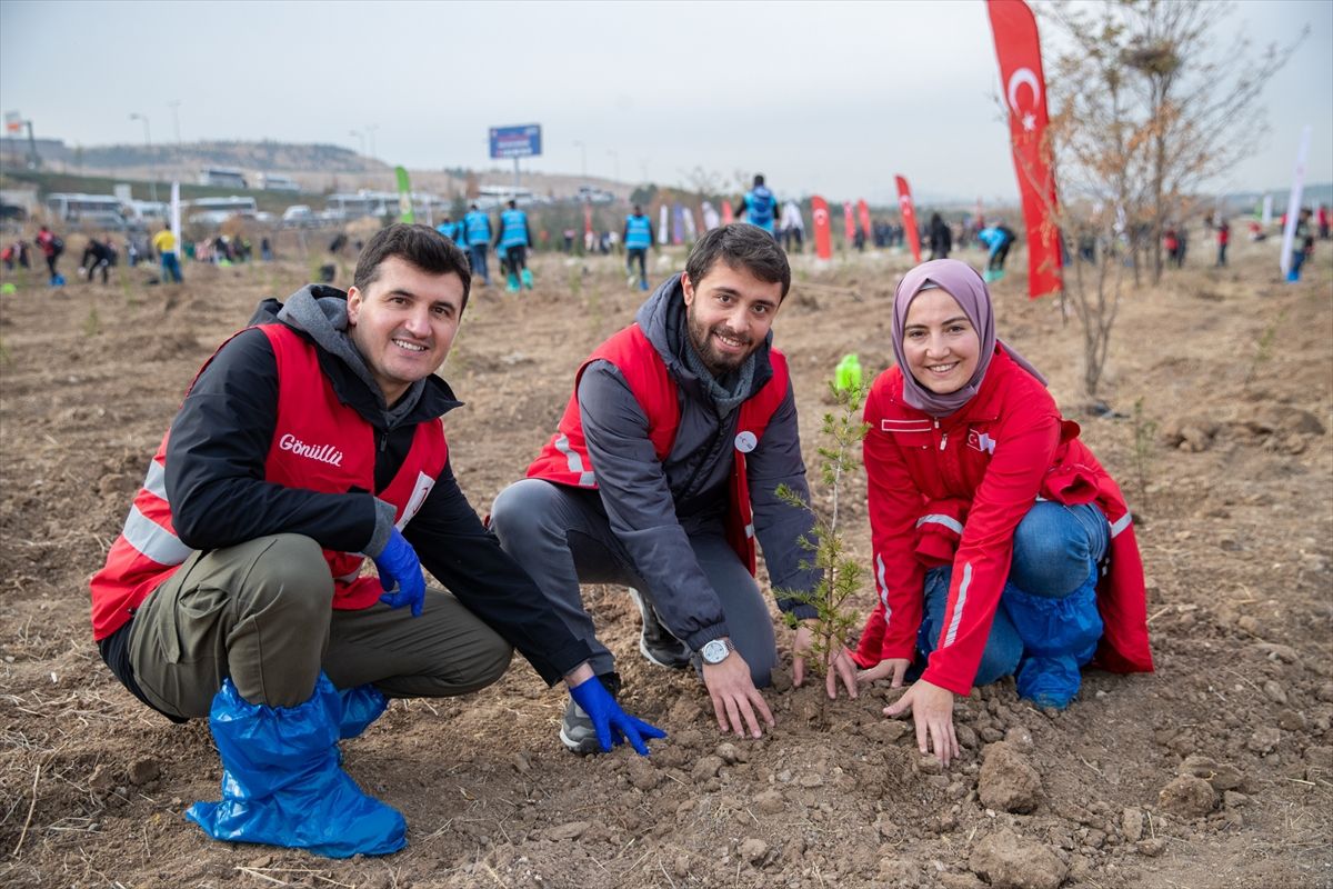 "Hastaya Kan, Ormana Can" projesiyle 4,7 milyon fidan toprakla buluştu