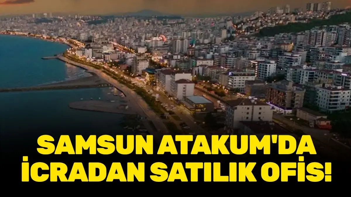 Samsun Atakum'da icradan satılık ofis!