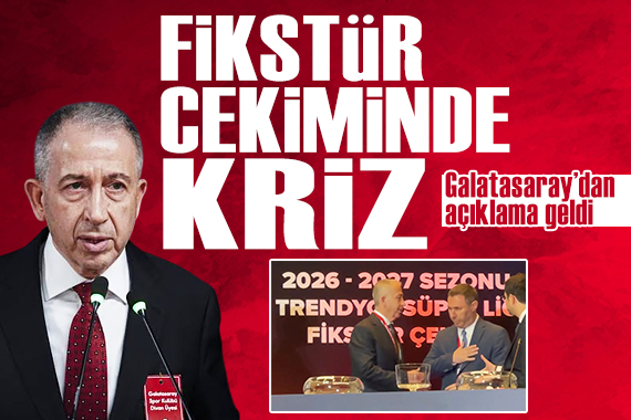 Fikstür çekiminde el sıkışma krizi: Galatasaray'dan açıklama